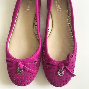Michael Kors Pink Olivia Flat